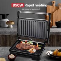 ราคา 850W 2200W Panini Press เครื่องทำแซนวิช 220V ความร้อนสองด้านทำความสะอาดง่ายเคลือบ Non Stick อเนกประสงค์สำหรับร้านอาหารบ้าน (23145345110)