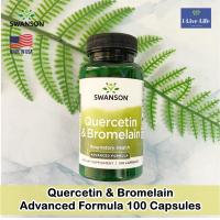 ราคา 70 OFF ราคา Sale โปรดอ่านรายละเอียดสินค้า EXP 11 2024 เควอซิติน โบรมีเลน Quercetin Bromelain Advanced Formula 100 Capsules Swanson (22718655364)