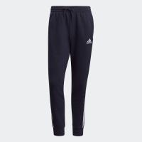 ราคา adidas Lifestyle Essentials French Terry Tapered Cuff 3 Stripes Pants Men Blue GK8888 (22433447381)