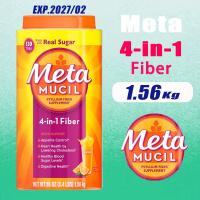 ราคา MetaMucil fiber Powder Orange flavor real sugar Powder 1 56kg ไฟเบอร์ผง รสส้ม น้ำตาลแท้ ชนิดผง 1 56กก (22633547210)