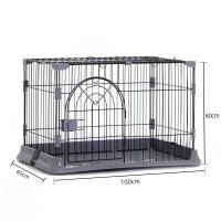 ราคา PetStern กรงกระต่าย กรงกระต่ายขนาดใหญ่ 100 65 5 63ซม เหมาะสำหรับสุนัขขนาดเล็กและขนาดกลาง กระต่าย แมว (23165224974)