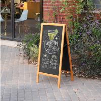 ราคา กระดานดำลบได้ กระดานดำ Wooden Magnetic Chalkboard กระดานดำขาตั้งพื้น 2 ด้าน 50x100 ซม 3 สี กระดานดำใหญ่ ป้ายตั้งหน้าร้าน ป้ายเขียนเมนู กระดานชอล์ก (12461841914)