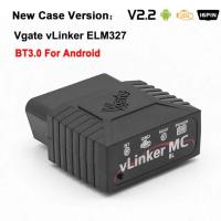 ราคา Vgate Vgate vlinker MC Bluetooth MC WiFi MC BLE ฺBluetooth4 0 ELM327 V2 2 Professional Coding and Scan tool for IOS Android by ManiStore (12868618847)