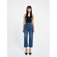 ราคา Niyom Jeans รุ่น BS285 กางเกงยีนส์ผู้หญิง ทรงกระบอกเล็ก8ส่วน (22971660159)