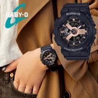 ราคา นาฬิกาข้อมือแฟชั่น Casio Baby G BA 110RG 1ADR สายเรซิ่น สีดำ (21261625206)