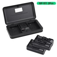 ราคา PALO BP 511 แบตเตอรี่กล้อง เครื่องชาร์จ LCD แบบ Dual Slot สำหรับ Canon EOS 40D 5D 20D 300D 10D 30D 5D Mark I PowerShot G1 G2 G3 G5 (22530099944)