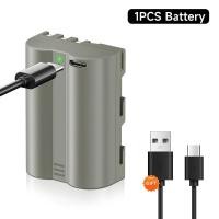 ราคา 2450mAh EN EL3e EN EL3e EN EL3e แบตเตอรี่ Nikon D50 D70 D80 D90 D100 D200 D300 D300S D700 พร้อมอินพุต Type C USB (23046708935)