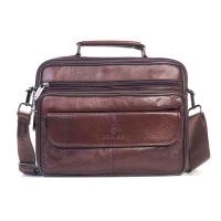 ราคา Chinatown Leather กระเป๋าสะพาย หนังแท้ หูจับหูจับนอน ซิปยื่น ฝาหน้า สีน้ำตาล ขนาด ipad 2 3 (12583962599)