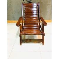ราคา เเพร่ เก้าอี้พักผ่อนไม้สักทอง ขนาด65x100สูง70 ซม ปรับนอนได้ เก้าอี้ปรับเอนนอน 2 ระดับ นั่ง นอน สีสัก โอ๊ค (16004396026)
