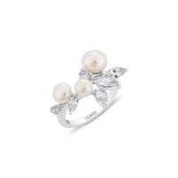 ราคา Glintz Pealersta Ring B แหวนเงินแท้ ประดับด้วยมุกน้ำจืดแท้ (21301087505)