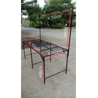 ราคา โต๊ะพับตะแกรงเหล็กฉีกขนาดกว้าง 75 cm ยาว 150 cm สูง 70 cm (12134113482)