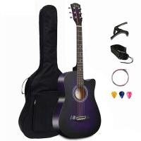 ราคา กีตาร์สำหรับมือใหม่ 38 นิ้วพร้อมกระเป๋ากีต้าร์โปร่งกีต้าร์โปร่ง 38 นิ้วครบชุด Acoustic guitar (23055132161)