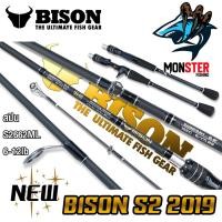 ราคา คันเบ็ดตกปลา BISON รุ่น NEW S2 กระทิงดำ ขนาด 6 6 7 7 6 ฟุต แบบ 1ท่อน และ 2 ท่อน มีทั้ง สปิ้นและเบท (4790220778)