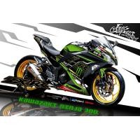 ราคา สติ๊กเกอร์แต่งลายรถ KAWASAKI NINJA 250 300 ลาย ZX RR (4682850727)