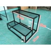 ราคา ชั้นวางต้นไม้ แบบขั้นบันได 2 ชั้น ชั้นวางต้นไม้ ชั้นวางแคคตัส กันสนิม (17027018721)