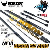 ราคา คันเบ็ดตกปลา BISON รุ่น NEW S2 กระทิงดำ ขนาด 6 6 7 7 6 ฟุต แบบ 1ท่อน และ 2 ท่อน มีทั้ง สปิ้นและเบท (1455554062)