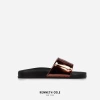 ราคา KENNETH COLE รองเท้าแตะผู้หญิง รุ่น METALLIC SLIDE COPPER สีน้ำตาลอ่อน SAN RS91025MS 221 (21752584745)