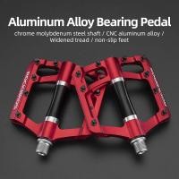 ราคา ROCKBROS MTB Pedales Bike Pedals Flat Pedals Aluminum 9 16 Non Slip Sealed Bearing 21PCS Cleats Alloy Bicycle Platform Pedals (19991733526)
