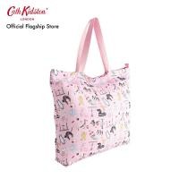 ราคา Cath Kidston กระเป๋าสำหรับผู้หญิง Large Foldaway Tote ลาย Toys Alive สี Pink (22693873876)