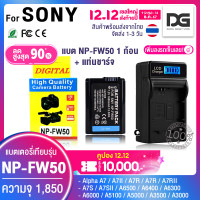 ราคา แบตเตอรี่กล้อง แท่นชาร์จ LCD ความจุ 1850 mAh LCD SONY NP FW50 สำหรับกล้อง SONY พร้อมส่ง (3939032877)