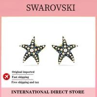 ราคา ปลอดภาษี ตุ้มหูIdylliaของSwarovskiแท้100 การเลียนแบบไข่มุกคริสตัลดาวทะเลสีส่องแสงบรรจุภัณฑ์ของขวัญสีทอง (22812529381)