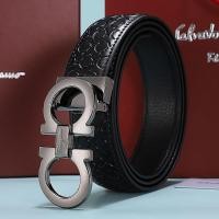 ราคา 901 Ferragamos แท้ดั้งเดิมเข็มขัดหนังแบรนด์หรูเข็มขัดหัวเข็มขัดอัตโนมัติย้อนยุคคลาสสิกของบุรุษลำลองแฟชั่น (22649365919)
