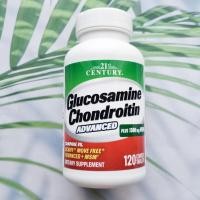 ราคา กลูโคซามีน คอนดรอยติน และซัลเฟอร์ Glucosamine MSM Chondroitin Advanced 120 Coated Tablets 21st Century (388821204)