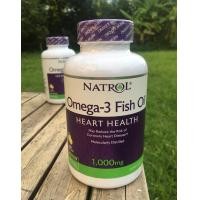 ราคา โอเมก้า 3 น้ำมันปลา Omega 3 Fish Oil Natural Lemon Flavor 1000mg 150 Softgels Natrol (20682580239)