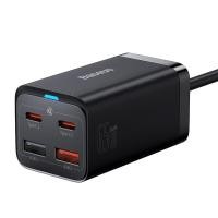 ราคา Baseus 65W หัวชาร์จไอโฟน GaN3 Pro Desktop Fast Charger ที่ชาร์จเดสก์ท็อป 2 USB 2 type C รางปลั๊กไฟ แท่นชาร์จ ชาร์จเร็ว (14565491137)