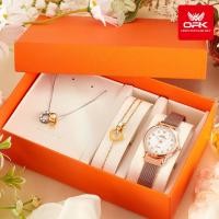 ราคา 100 ของแท้ OPK นาฬิกา ผู้หญิง กัน น้ำ ของแท้ ใหม่ 2024 ใหม่ พระคุณ แฟชั่น สายสแตนเลส ส่องสว่าง นาฬิกาควอตซ์ (22822606126)