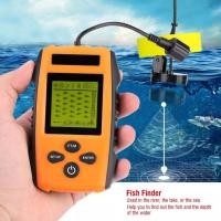 ราคา เครื่องหาปลาระบบโซนาร์ เครื่องค้นหาตำแหน่งปลา ซาวเดอร์หาปลา อุปกรณ์เสริมสำหรับตกปลา แบบพกพา จอLCD (22849216047)