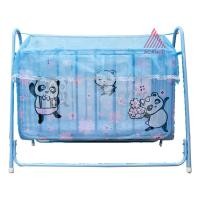 ราคา เปลลูกกรง เปลกรง เปลเด็ก เปลนอน เปลไกว รวมมุ้ง สีฟ้า ชมพู ลายแพนด้า ac99 (1368854873)