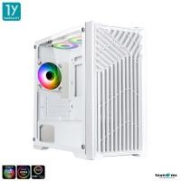 ราคา เคสคอมพิวเตอร์ Tsunami M211W Tempered Glass ARGB M ATX Gaming Case with 1264K 3 รับประกันสินค้า 1 ปี (20150625838)