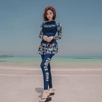 ราคา C MALL ชุดว่ายน้ำแขนยาว เซ็ต 3 ชิ้น เสื้อแขนยาว กางเกงขายาว กระโปรง หนัก40 70 kg รุ่น 0297 (15667190613)