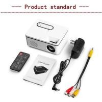 ราคา โปรเจคเตอร์ mini Projector เชื่อมต่อโทรศัพท์ได้ พกพาสะดวก มินิโปรเจคเตอร์ แบบพกพา 1080P Rigal projector มินิโปรเจคเตอร์ (23276734532)