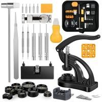 ราคา Watch Repair Kit Watch Press Tool Watch Battery Replacement Tool Kit Watch Tool Kit with Watch Link Removal Tool (22549391755)