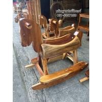 ราคา ม้าโยกไม้สัก ม้าโยกเด็กเล่น (19640214483)