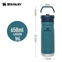 ราคา STANLEY THE ICEFLOW FLIP STRAW WATER BOTTLE ขนาด17oz 500mlและขนาด22oz 650ml ขวดเก็บความเย็น (9152611595)