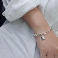 ราคา Substore th love u bracelet สร้อยข้องมือพร้อม จี้หัวใจlove u silver925 เงินแท้ รอผลิต3 4 วัน (19209921613)