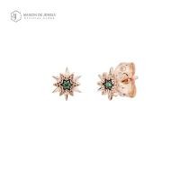 ราคา Maison de Jewels Mini Gemini Star Stud Earring ต่างหูออกงาน ต่างหูดีไซน์ ต่างหูเงิน ต่างหูดาว โรสโกลด์ (424471982)