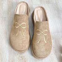 ราคา Minx รุ่น Audrey รองเท้าสลิปเปอร์ ทรงสวม ปักลายโบว์ (21914101305)