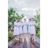 ราคา พร้อมส่ง ชุดต่อพิธีการ แบบแขนยาว ชุดต่อกระโปรง ชุดพยาบาลสำเร็จรูป ชุดพยาบาลร้านอ๋อง (23139701406)