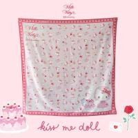 ราคา Kiss Me Doll ผ้าพันคอ ผ้าคลุมไหล่ ลาย Cake ครบรอบ 50 ปี Hello Kitty 100x100 cm (22495468163)