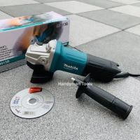 ราคา Makita เครื่องเจียร์ หินเจียร ขนาด 4นิ้ว รุ่น M9513 กำลังไฟ 850W พร้อมบังใบ และด้ามขันใบ แถมใบตัดเหล็ก makita 1 ใบ (22104876759)