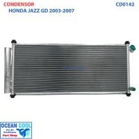 ราคา แผงแอร์ ฮอนด้า แจ๊ส 2003 2007 CD0142 CONDENSER HONDA JAZZ 03 07 แจส แจด 2004 2005 2006 แผงรังผึ้งแอร์ แผงคอยล์ร้อน คอยล์ร้อน คอนเดนเซอร์ (22363789822)