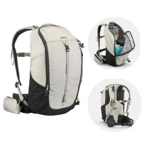 ราคา QUECHUA เป้เดินป่า เป้สะพายหลังสำหรับเดินป่าบนภูเขา รุ่น MH100 ขนาด 20 ลิตร สีเทาเข้มและสีเทาอ่อน พร้อมส่ง (20838242050)