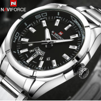 ราคา NAVIFORCE นาฬิกาสำหรับผู้ชายนาฬิกาควอตซ์สเตนเลสสตีลเรืองแสงแสดงวันที่และสัปดาห์สำหรับธุรกิจแบบคลาสสิกหรูหราแบรนด์ชั้นนำ (12416434387)