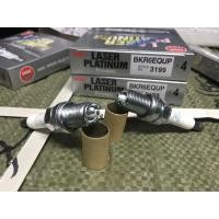 ราคา AK16 NGK BKR6EQUP 3199 Spark Plug Iridium IX fit for Volvo Audi Volkswagen A3 A4 A5 TT TTS CC Tiguan Jetta Passat Car Iridium Power Plugs หัวเทียน 4 เขี้ยว (17653660567)