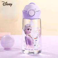 ราคา 620Disney Frozen Princess Elsa Cartoon 470ML Kids Water Bottle Children Drinking Bottle With Straw Portable Student Cup (22091745090)