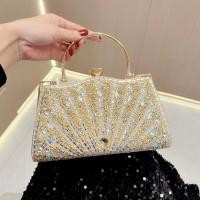 ราคา New European And American Diamond Full Diamond Fashion Gift Bag Hand Bag Banquet Bag Evening Bag Shoulder Crosbody Bag (22781611600)